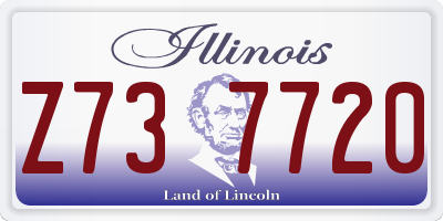 IL license plate Z737720