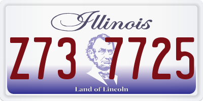 IL license plate Z737725