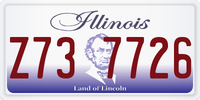 IL license plate Z737726