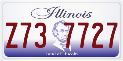 IL license plate Z737727