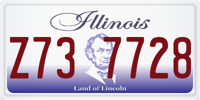 IL license plate Z737728