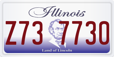 IL license plate Z737730