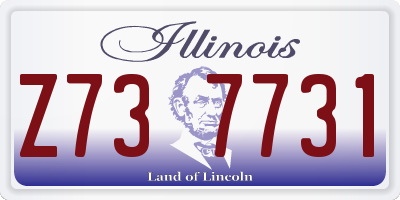 IL license plate Z737731