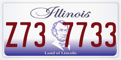 IL license plate Z737733
