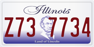 IL license plate Z737734