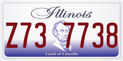 IL license plate Z737738