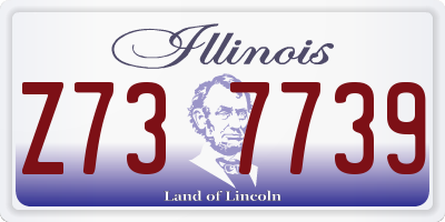 IL license plate Z737739