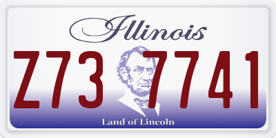IL license plate Z737741