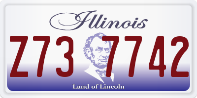 IL license plate Z737742