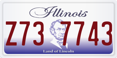 IL license plate Z737743