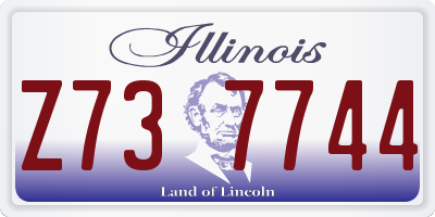 IL license plate Z737744