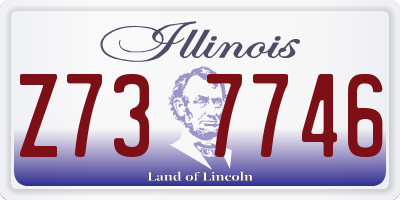 IL license plate Z737746