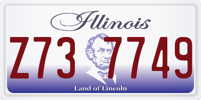 IL license plate Z737749