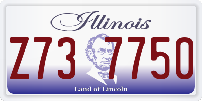 IL license plate Z737750