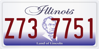 IL license plate Z737751