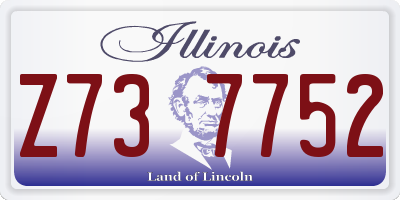 IL license plate Z737752