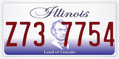 IL license plate Z737754