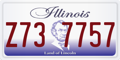 IL license plate Z737757