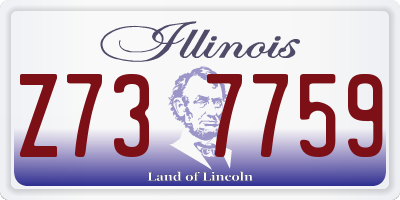 IL license plate Z737759