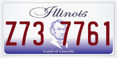 IL license plate Z737761