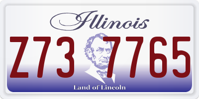 IL license plate Z737765