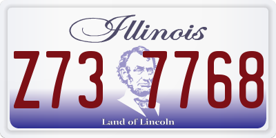 IL license plate Z737768
