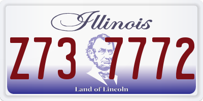 IL license plate Z737772