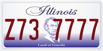 IL license plate Z737777