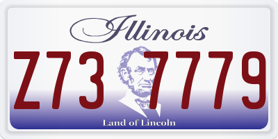 IL license plate Z737779