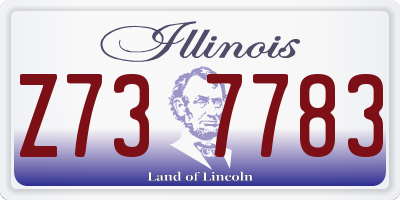 IL license plate Z737783
