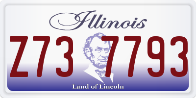 IL license plate Z737793