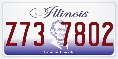 IL license plate Z737802