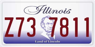 IL license plate Z737811