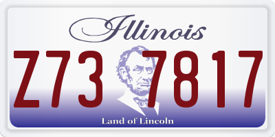 IL license plate Z737817