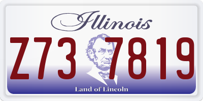 IL license plate Z737819