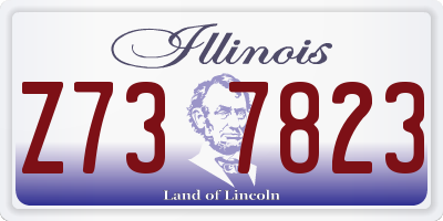 IL license plate Z737823