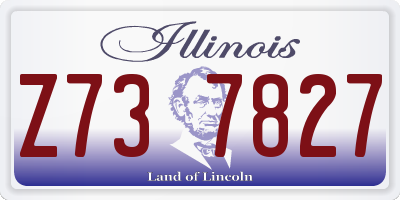 IL license plate Z737827