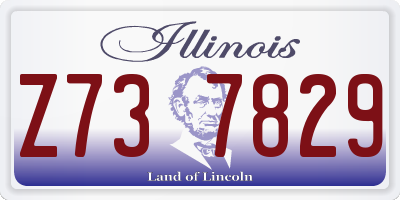 IL license plate Z737829