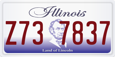 IL license plate Z737837