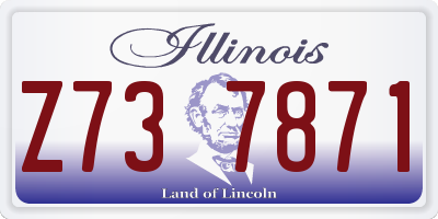 IL license plate Z737871