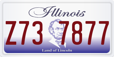 IL license plate Z737877