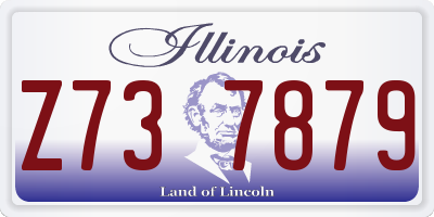 IL license plate Z737879