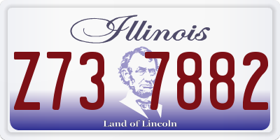 IL license plate Z737882
