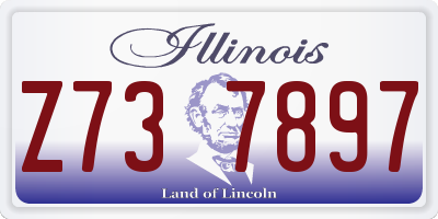 IL license plate Z737897