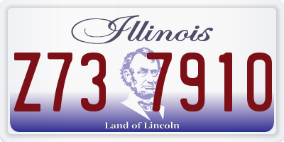 IL license plate Z737910