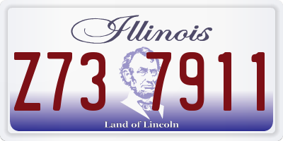 IL license plate Z737911
