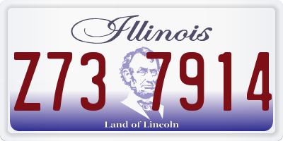IL license plate Z737914