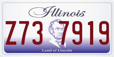 IL license plate Z737919