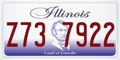 IL license plate Z737922