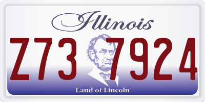 IL license plate Z737924